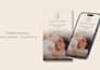 design a modern and elegant wedding invitation